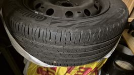 Reifen 195/55 R15 H Continental Stahlfelge für Skoda Fabia