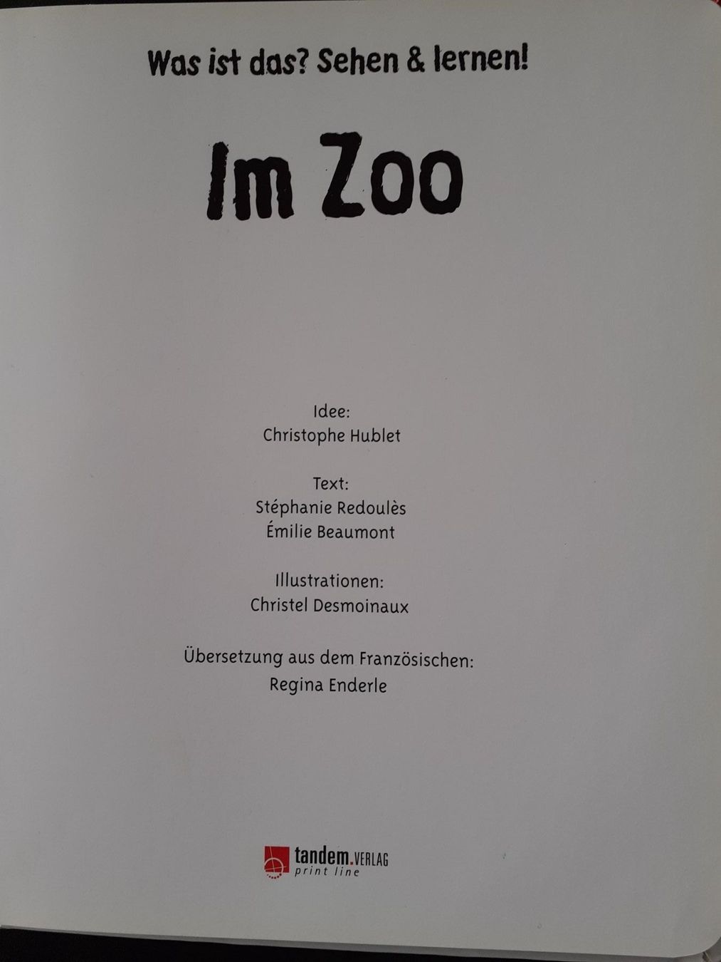 Libri: Kinderbuch Bilderbuch Im Zoo – Usato da Mörschwil venduto da lindaswunderkiste 3