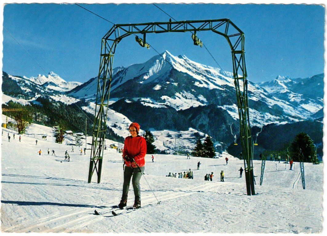 Ansichtskarten: Leysin - Skilift Planpraz – Gebraucht aus Binningen von Mountainrider