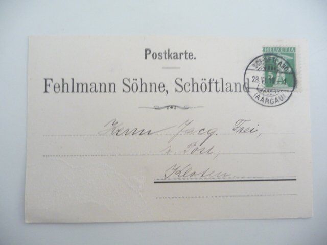 Alle Briefmarken: 1910  /  6 Postkarten – Gebraucht aus Kloten von zimboida 8