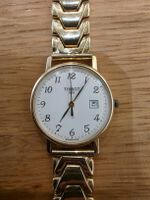 Tissot Uhr Vergoldet mit Datum guter Zustand