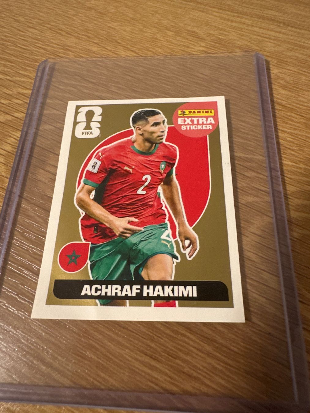 Panini Sammelbilder & Trading cards: Extra Sticker Gold WM 26: Achraf Hakimi – Neu und originalverpackt aus Winterthur von sah_gn89