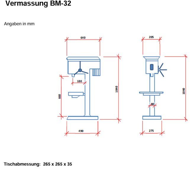 Alduro Trapani: ALDURO Tischbohrmaschine BM-32 – Nuovo e nell'imballaggio originale da Koppigen venduto da Bracher_Mail-House 2