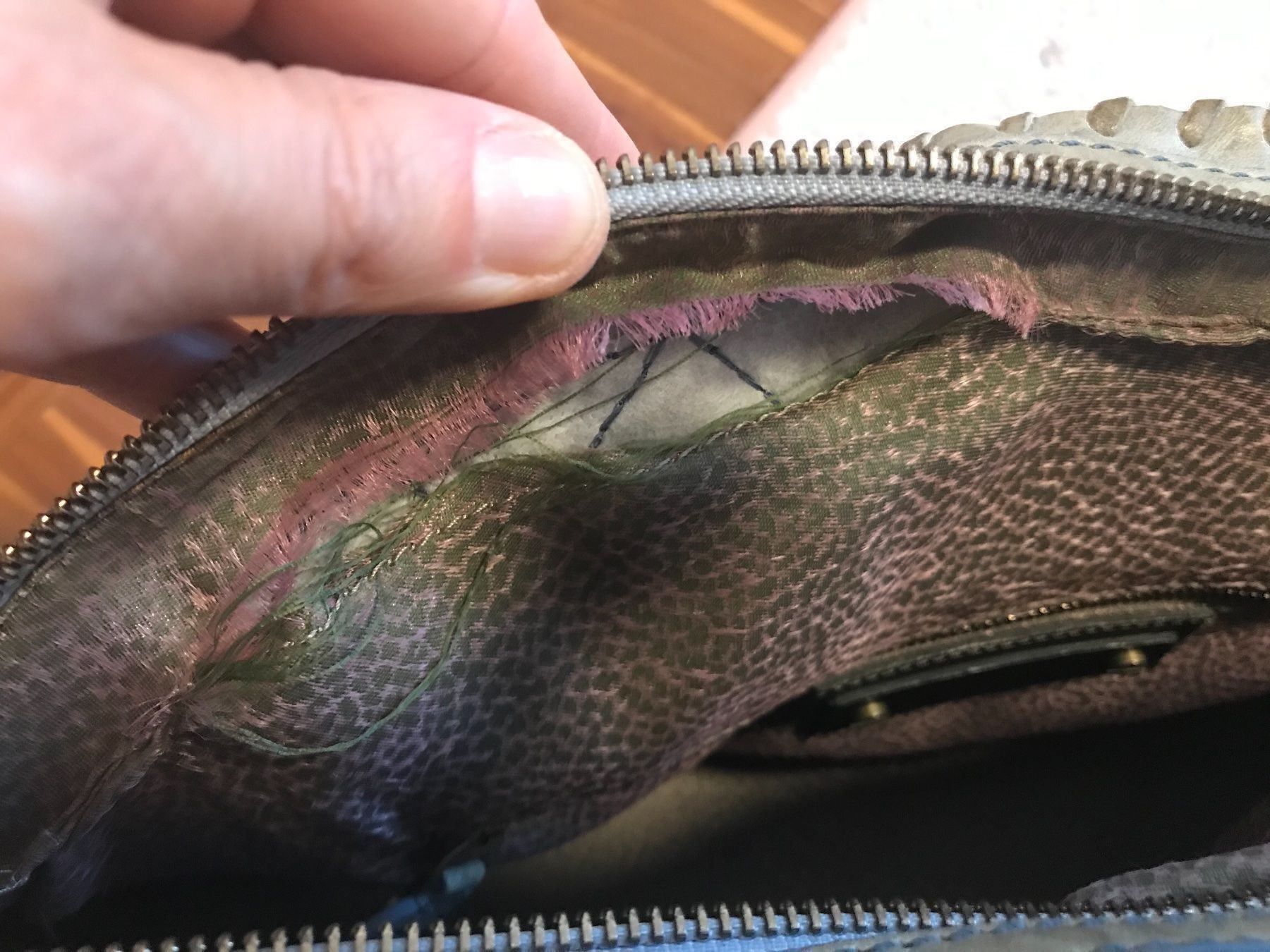 Borbonese Borse da donna: BORBONESE Leder Tasche – Usato da Vezia venduto da luce2011 4