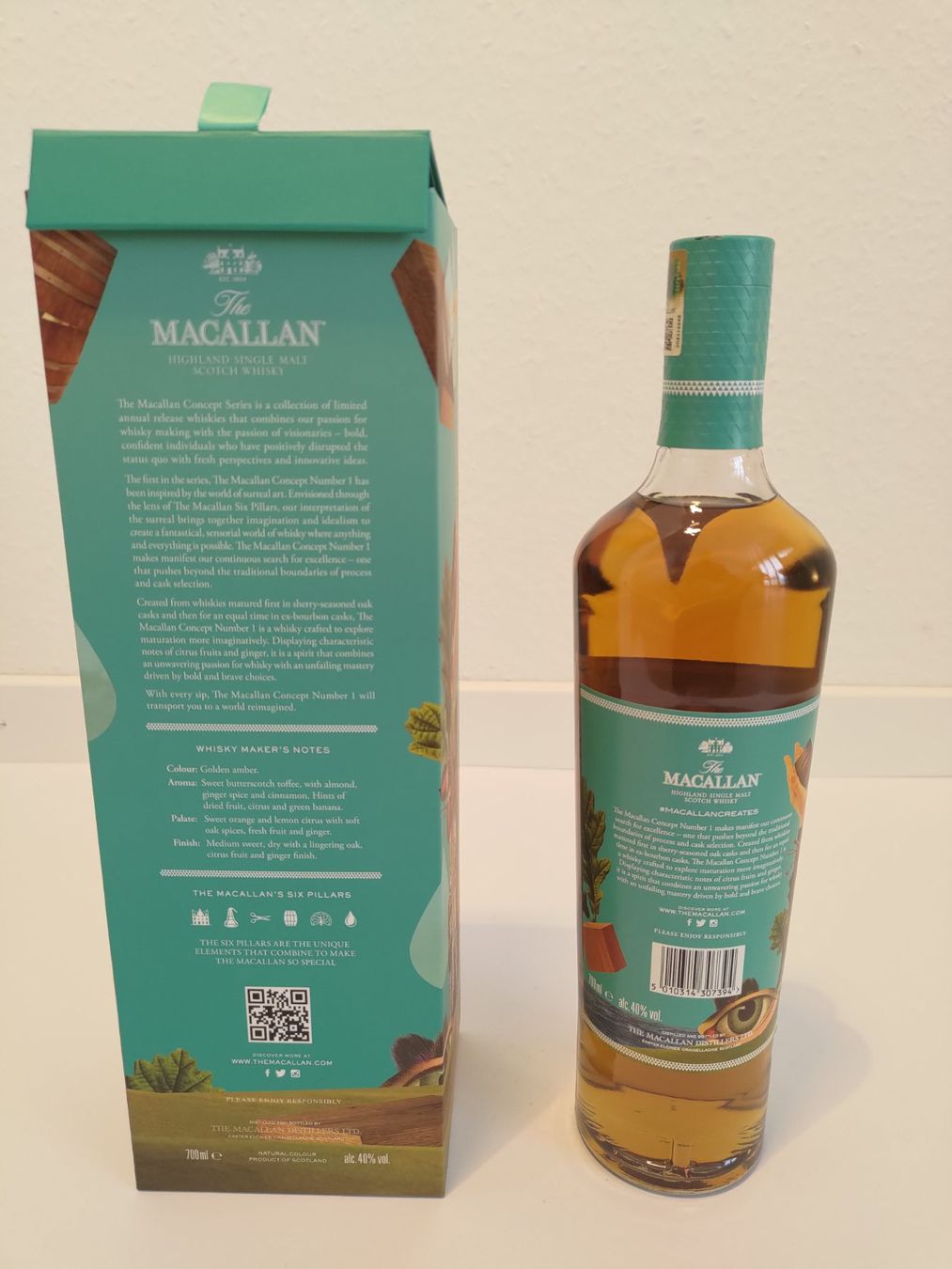Macallan Spirituosen: Macallan Concept No. 1 | 70 cl | 40% Vol. – Neu und originalverpackt aus Cham von Chri_nu 1