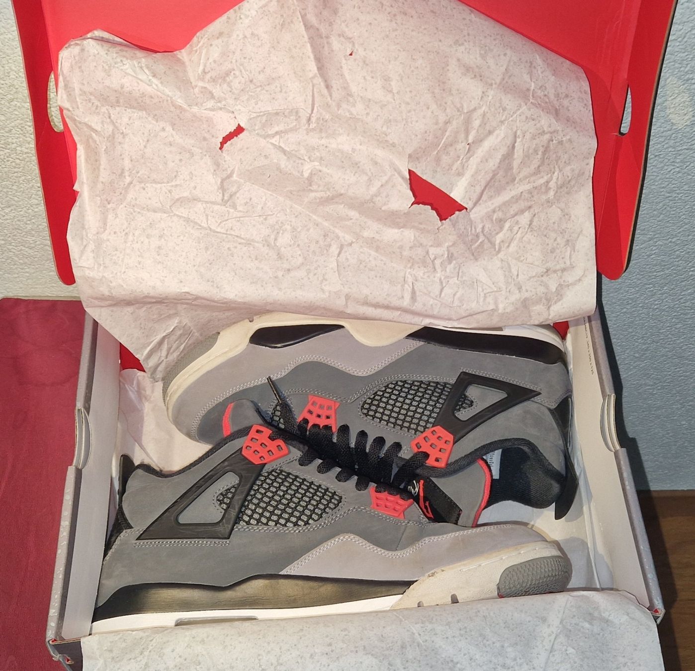 Jordan Scarpe da uomo: Jordan 4 Retro Infrared – Usato da Zürich venduto da iAmmann