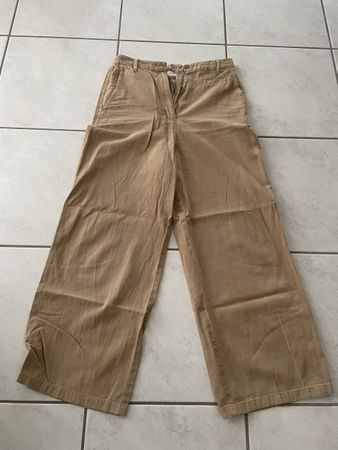 Marc O’Polo Culotte Beige Gr. 32 - Leinen/Baumwolle Hose!