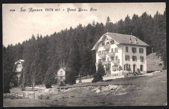 Cartes postales: AK Le Rasses, Hotel Beau Site – D'occasion à Berlin par bartko-reher