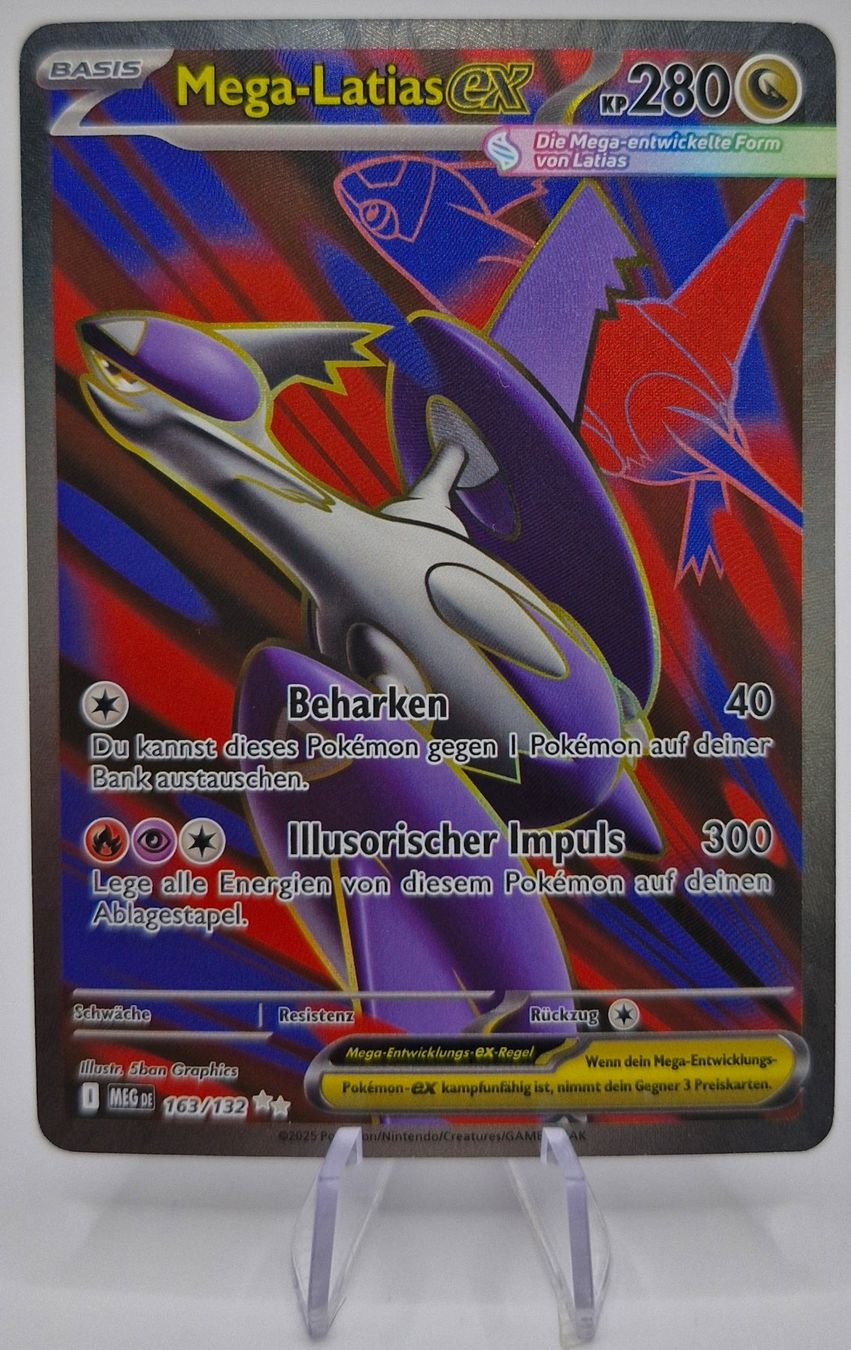 Pokémon Carte collezionabili: Mega Latias EX / Mega Entwicklung / MEG 163 – Nuovo (secondo la descrizione) da Arni AG venduto da PokemonCardsStore