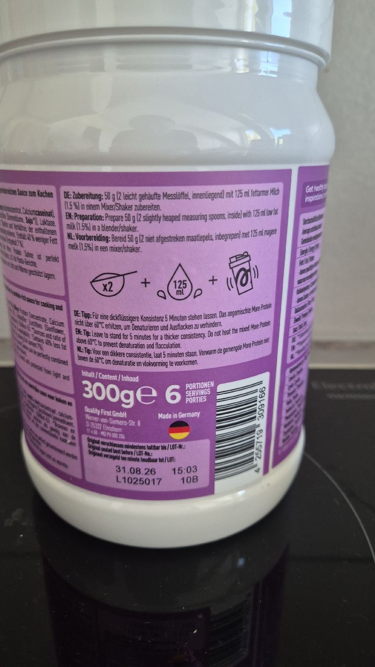 More Nutrition Cibi & Specialità: More Protein Sahne, 250g – Usato da St. Gallen venduto da justmeeee 1