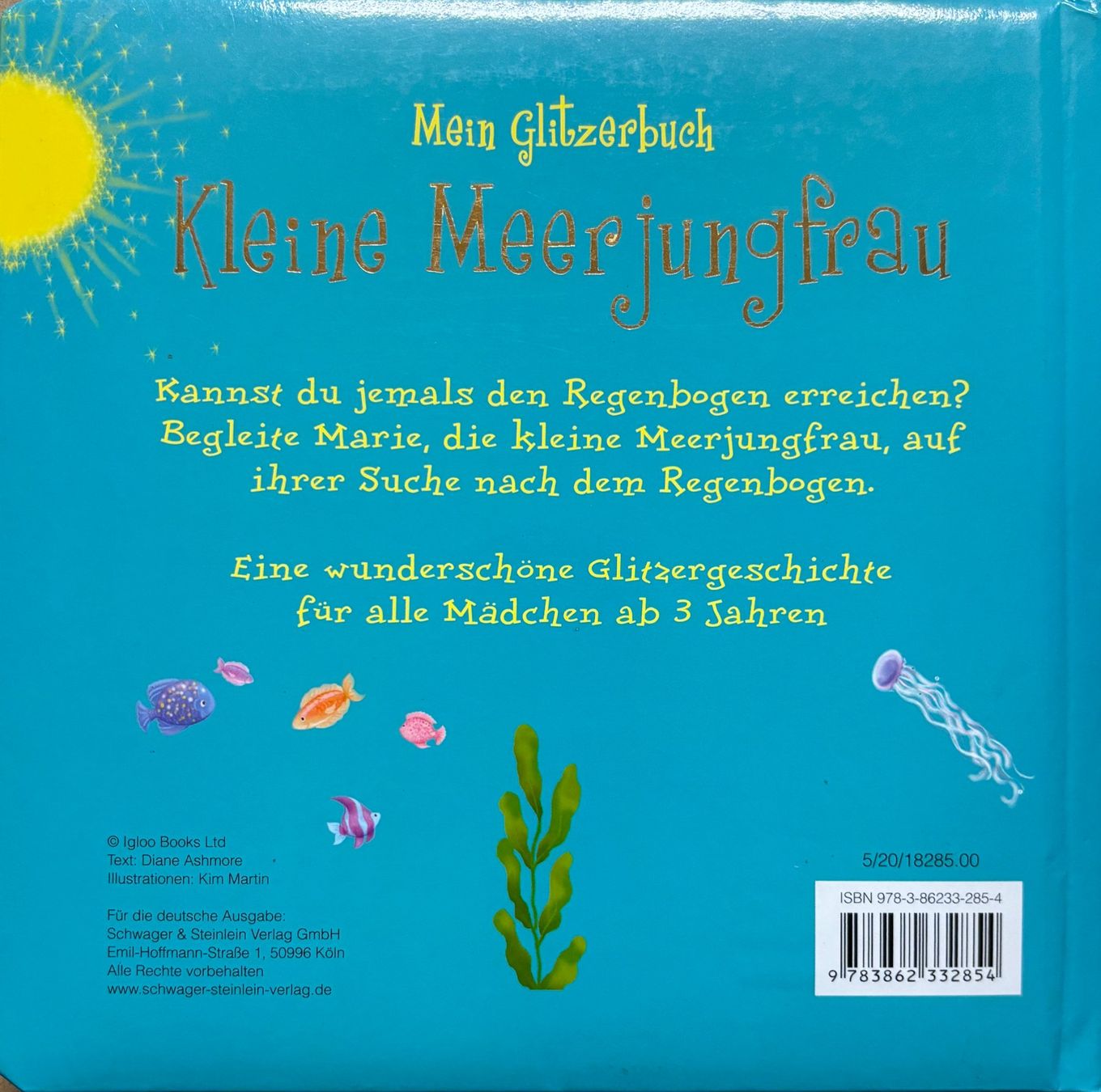 Bücher: Kleine Meerjungfrau - Glitzerbuch – Neu (gemäss Beschreibung) aus Sarnen von Livres 1