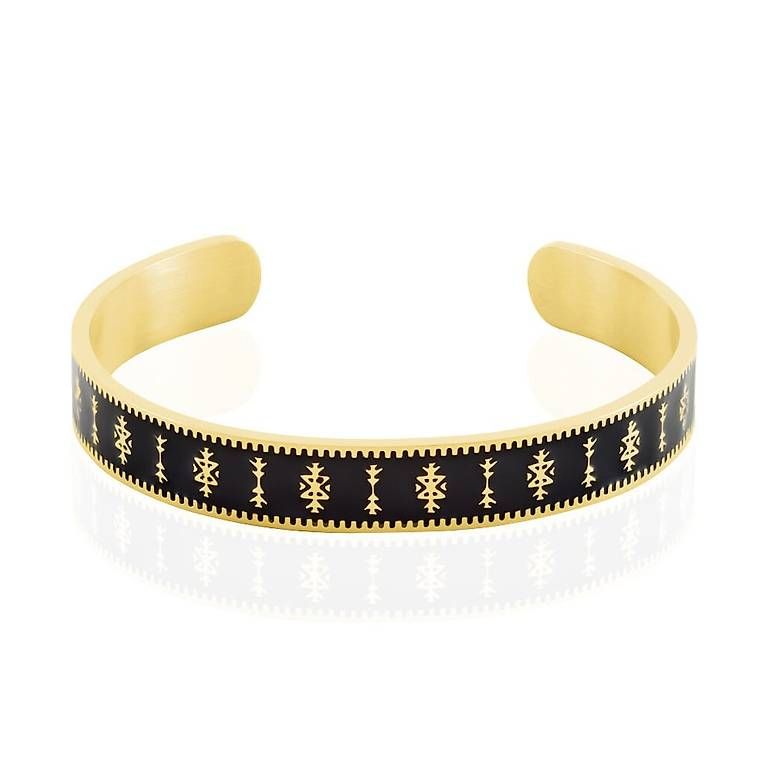 Bracciali & Braccialetti: Bracciale rigido in acciaio placcato oro – Usato da Sessa venduto da uza_x5jm 1