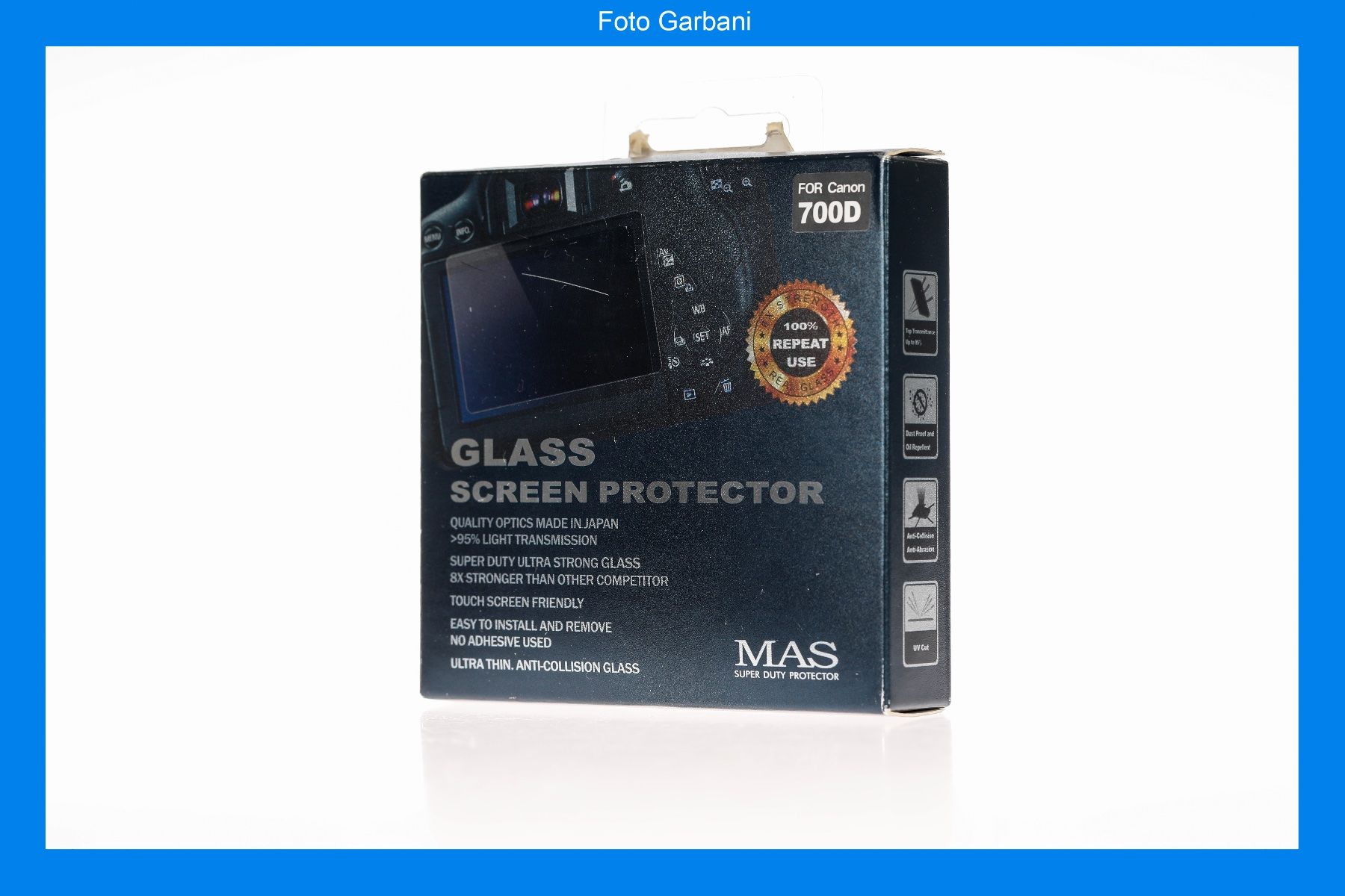 Kamera: Glass Screen Protector per Canon 700D – Gebraucht aus Muralto von FotoGarbani