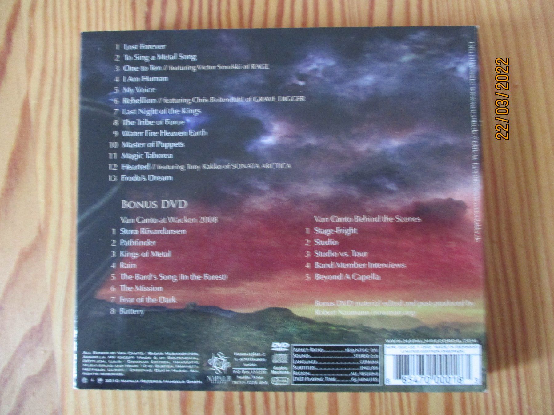 CD: Van Canto --  Tribe Of Force -- CD + DVD – Usato da Liestal venduto da Disc-Point 1