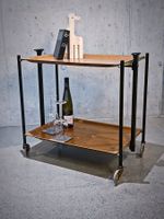 Vintage klappbarer französischer Servierwagen aus den 1950er