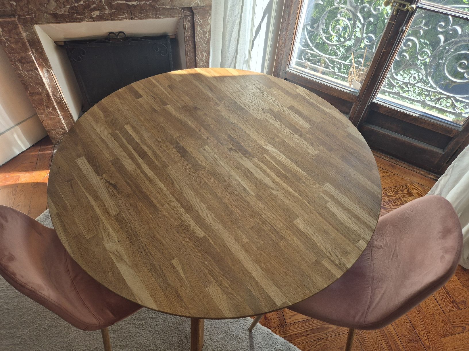 Tische: Table ronde en bois massif – Gebraucht aus Genève von cor_g6pf 2