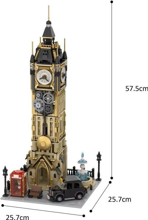 Lego Kit di costruzioni: Original-Steampunk Series Steampunk Clock Tower Park 58 cm – Nuovo e nell'imballaggio originale da St-Imier venduto da ATTAKSHOP 3