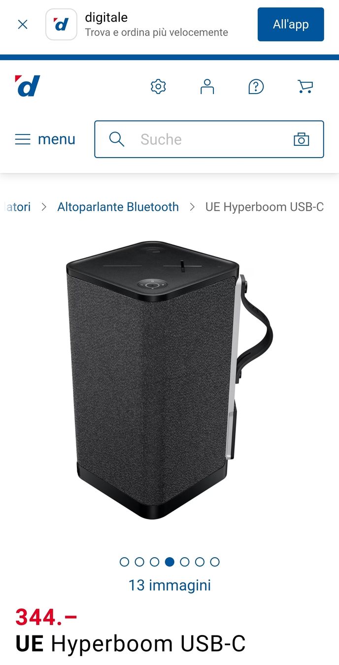 Ultimate Ears Casse acustiche: UE Hyperboom Wie Neu. NP 344 fr. – Usato da Meggen venduto da dav_7vw6 3