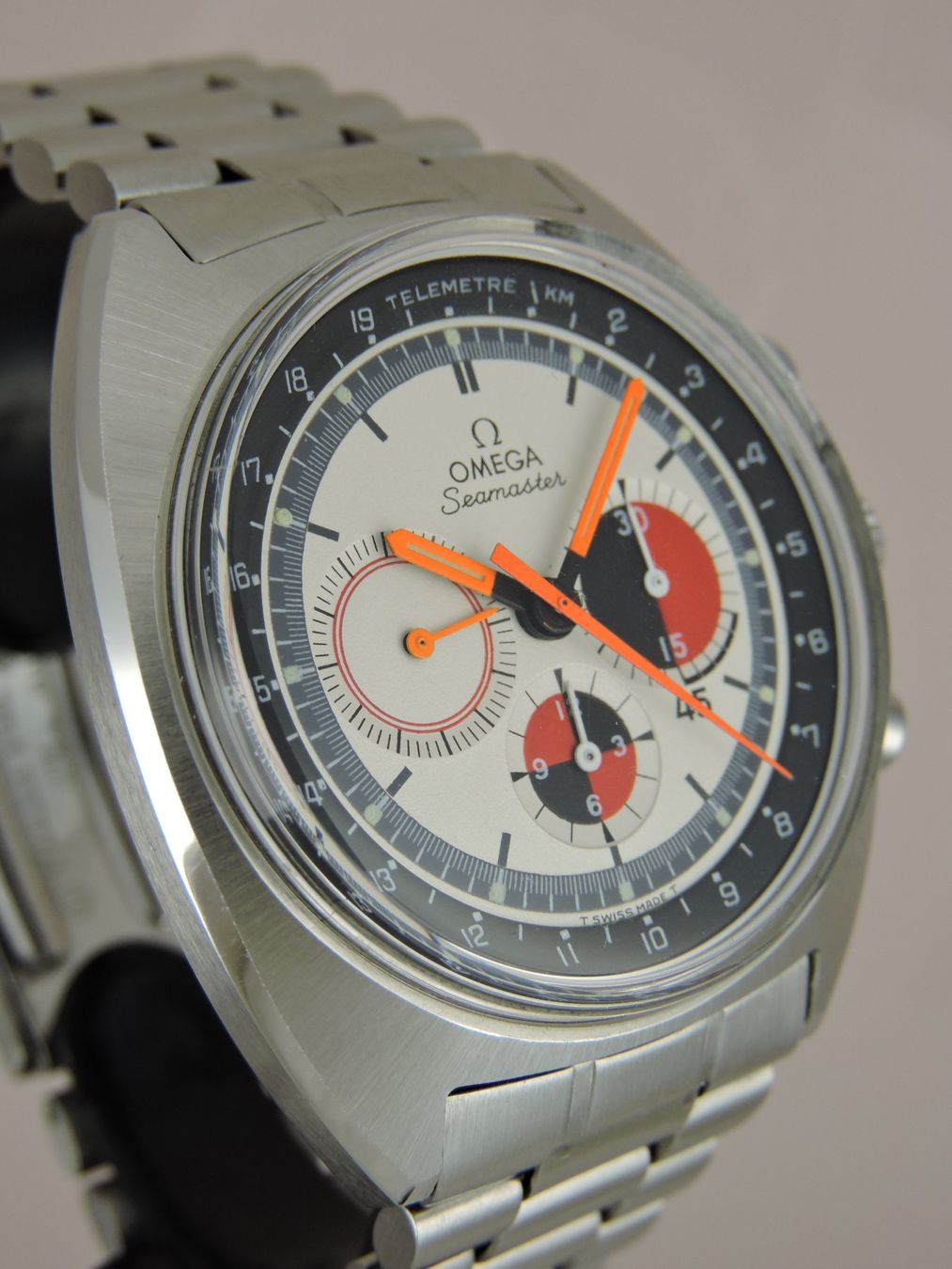 Omega Orologi: 1970 Omega Seamaster Soccer Timer 145.020 - Telemeter Bezel – Usato da Bern venduto da Vintage-Oyster 4