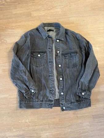 Veste en jean noire femme EUR 40