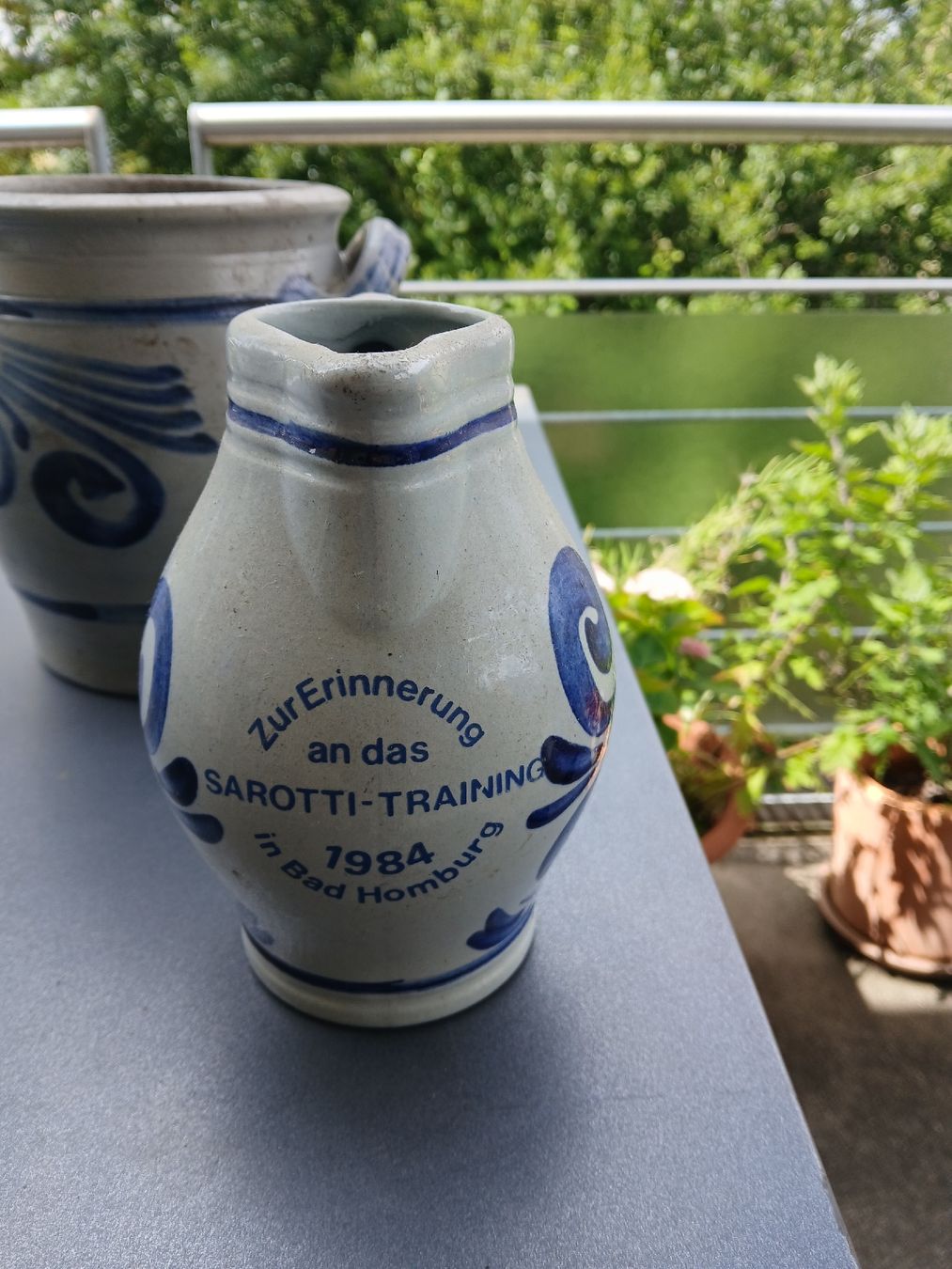 Vasi & Recipienti: 4x Rustic Stoneware Pitchers & Pot Set - Spring Decor! – Usato da Dübendorf venduto da rol_fm6d 4