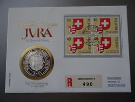 Numisbrief mit Silbermünze JURA vom 24.09.1978 ab CHF 19.--