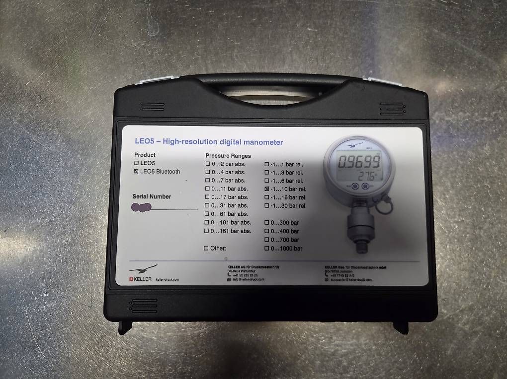 Misurare: KELLER LEO5 Bluetooth Manometer -1...10 bar Datenlogger – Usato da Unterentfelden venduto da dav_h59d 1