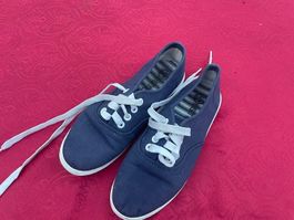 Damen Schuhe Stoff blau 37