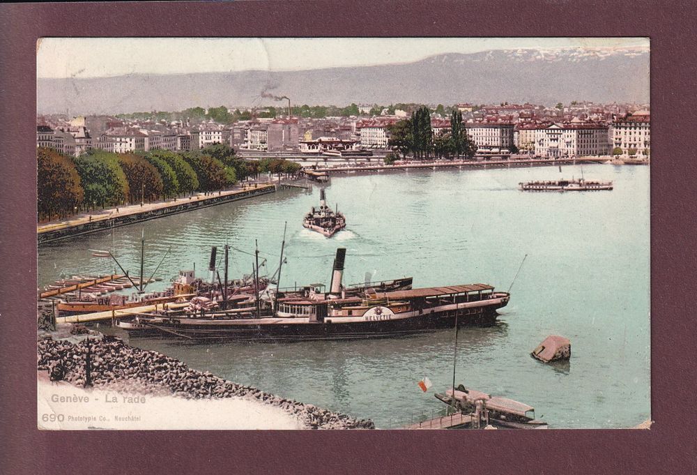 GENEVE - Rade - Bateau CGN HELVETIE | Kaufen auf Ricardo