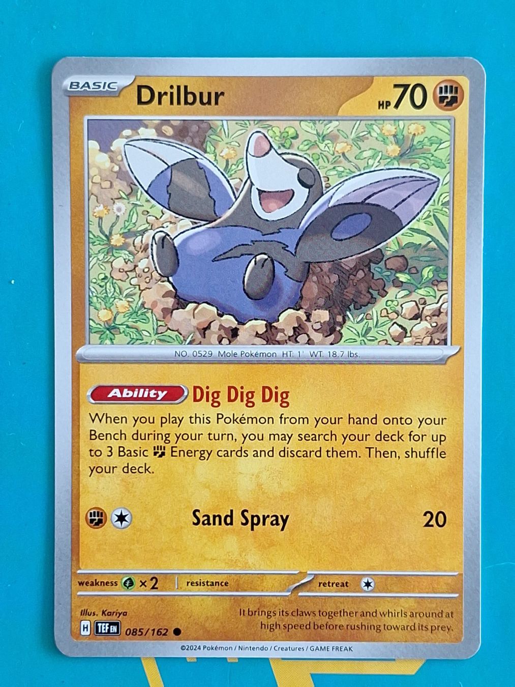 Pokémon Carte collezionabili: Drilbur - Temporal Forces Pokemon - #7.1 – Usato da Altstätten SG venduto da GGsGameshop