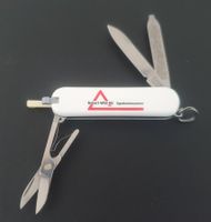 Ein kleines Victorinox Taschenmesser mit Logo