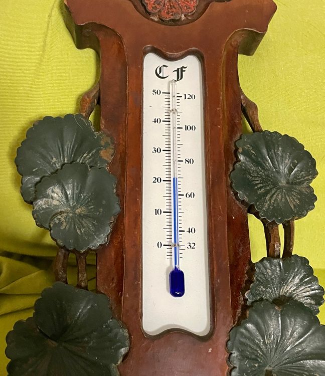 Barometer Thermometer Antik G Frischknecht Herisau Geschn Kaufen