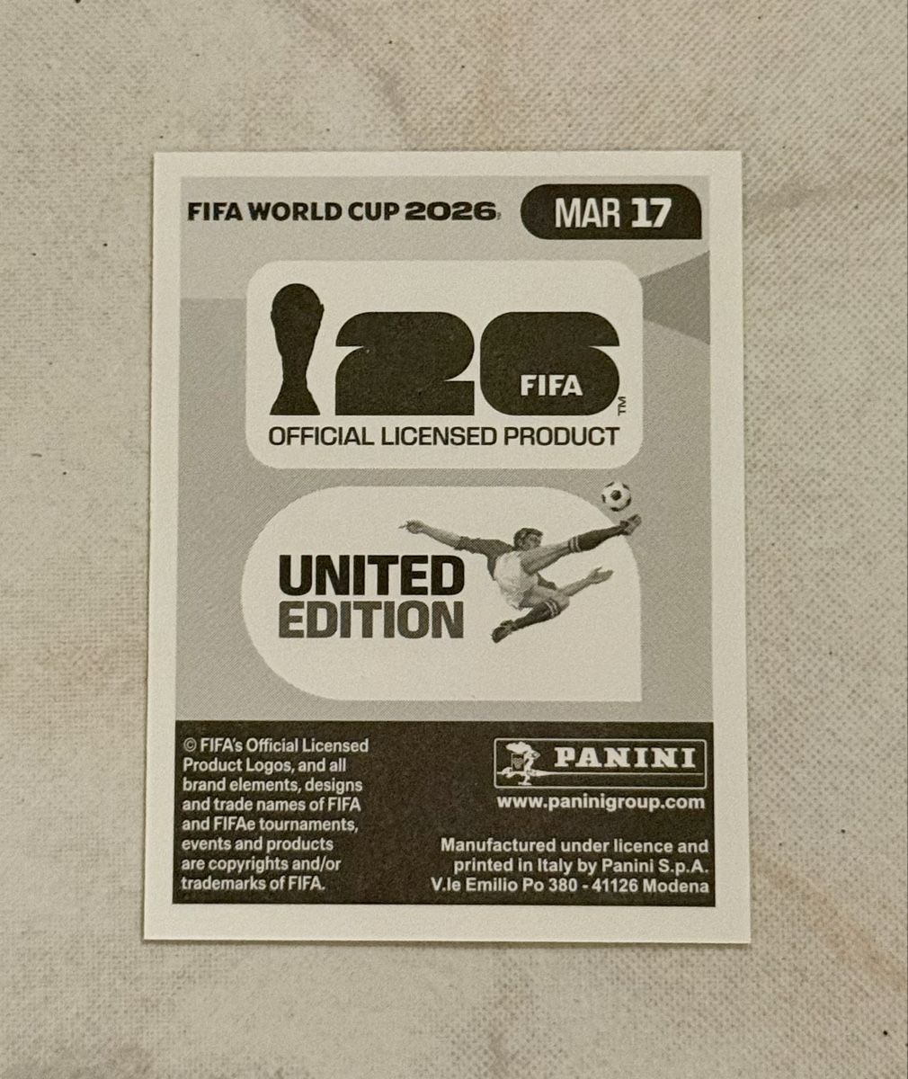 Panini Cartes à collectionner: Panini WM 2026!!! MAR 17 – Neuf (Voir description) à Oberentfelden par NunoLouro 1