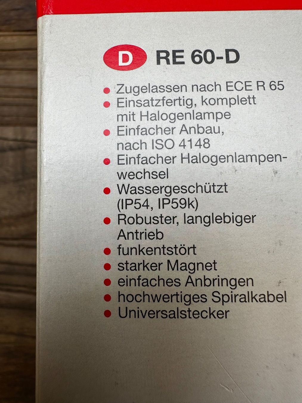 Bosch Lampen: Bosch Rundumkennleuchte RE60-D mit Netzteil. – Neu (gemäss Beschreibung) aus Thun von Eugen 3