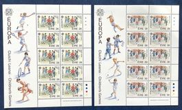 1989 Ireland Europa -Kleinbogensatz **