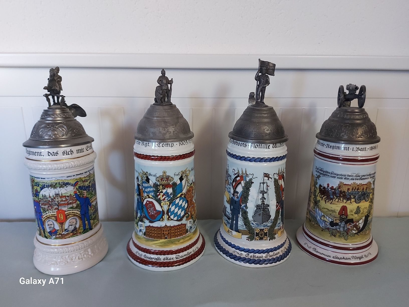 Verres: 4 Reservisten Bierkrüge – D'occasion à Rumisberg par AaronRodgers81