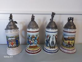 4 Reservisten Bierkrüge