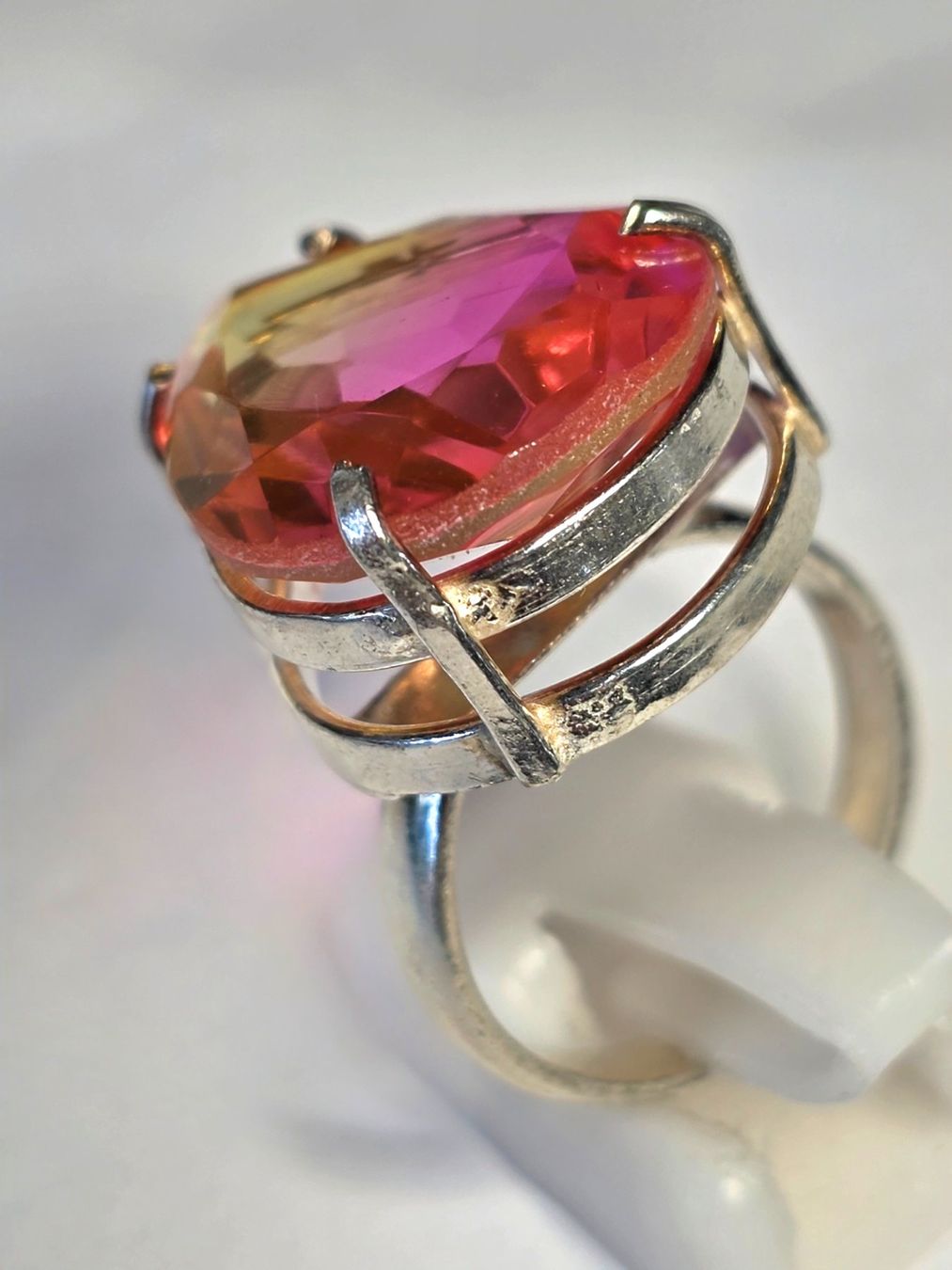 Ringe: Rot-gelber Edelstein Ring – Neu (gemäss Beschreibung) aus Zürich von benedikt12 8