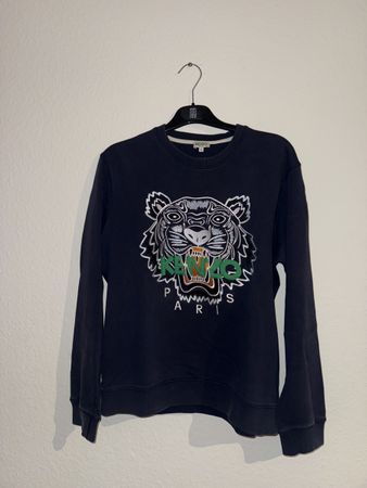 Kenzo Tiger Sweatshirt Grösse M Navy Blau