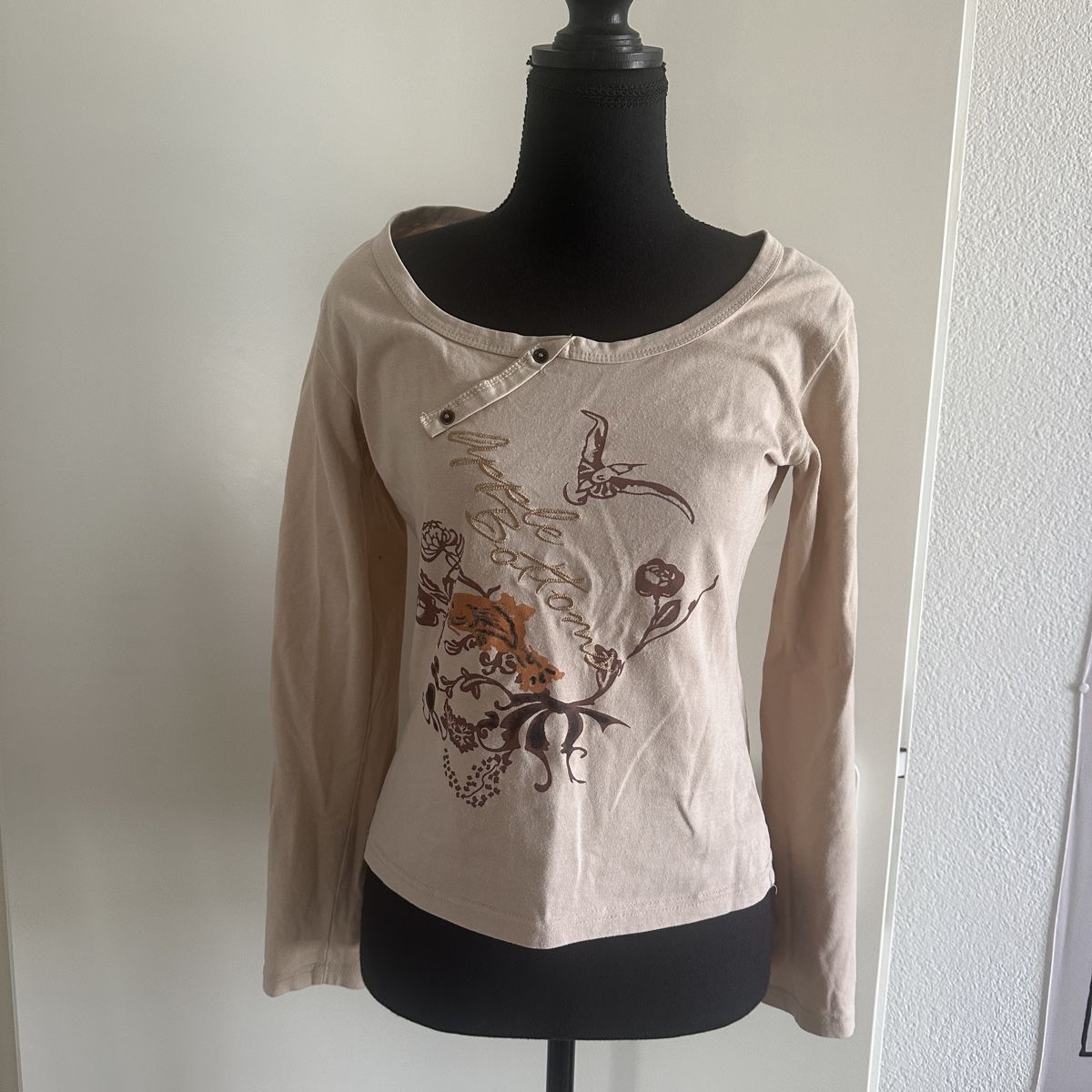 Blusen: Vintage Y2K longsleeve with print  – Gebraucht aus Zofingen von JumpInVintage 1