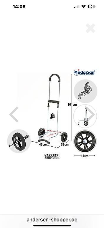 Sonstiges für Haushalt & Wohnen: Einkaufswagen Scala Shopper® Hera – Gebraucht aus Speicherschwendi von Supersport 2