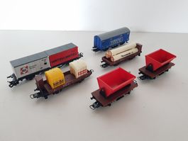 6er Set Lima Güterwagen Spur H0/ HO diverse Modelle