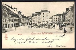 AK Winterthur, Restaurant am Markt, 1898