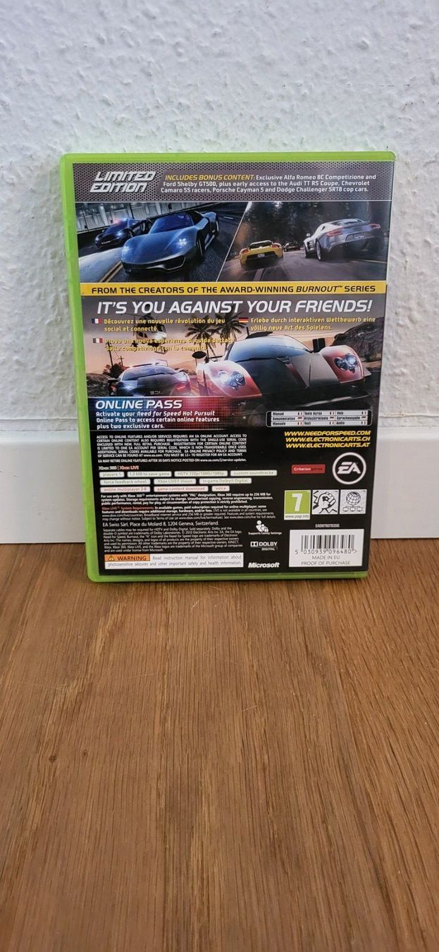 Microsoft Giochi: Xbox 360 - Need for Speed Hot Pursuit – Usato da Münsingen venduto da DigitaleSpielecke 1