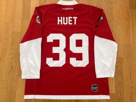 ORIGINAL LAUSANNE HC # 39 HUET MAILLOT 2017/18 HCL L