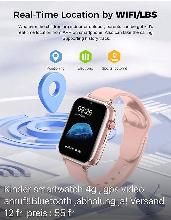Smartwatch: Kinder smart watch 4g ! Neu – Nuovo e nell'imballaggio originale da schwerzenbach venduto da deliiokanli