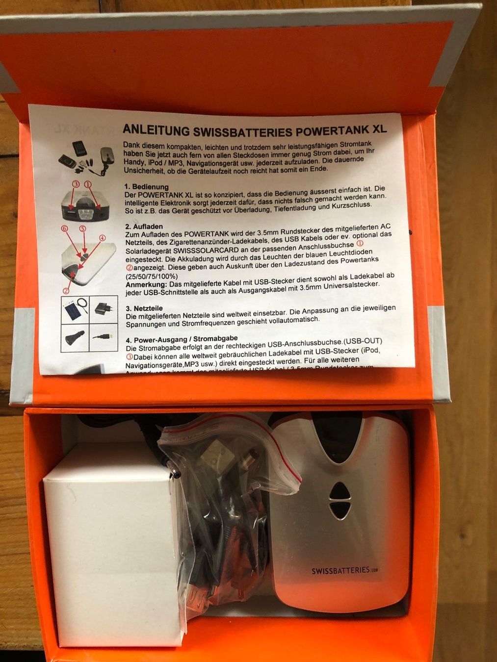 Chargements: Ladegerät "Mobile Power" NEU – Neuf avec emballage d'origine à Bözberg par bryo 1