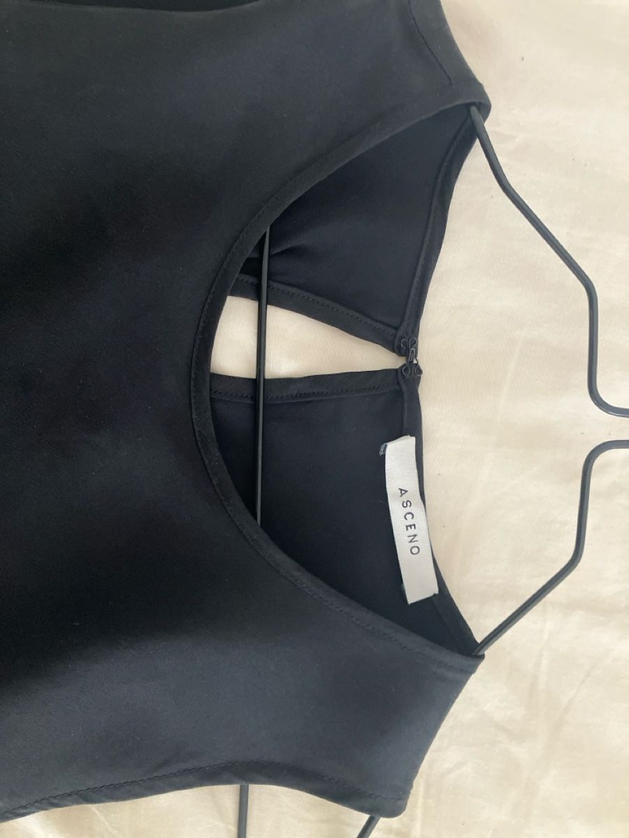 Kleider: Schwarzes Seidenkleid Asceno – Neu (gemäss Beschreibung) aus Biel/Bienne von gartinamaller 1