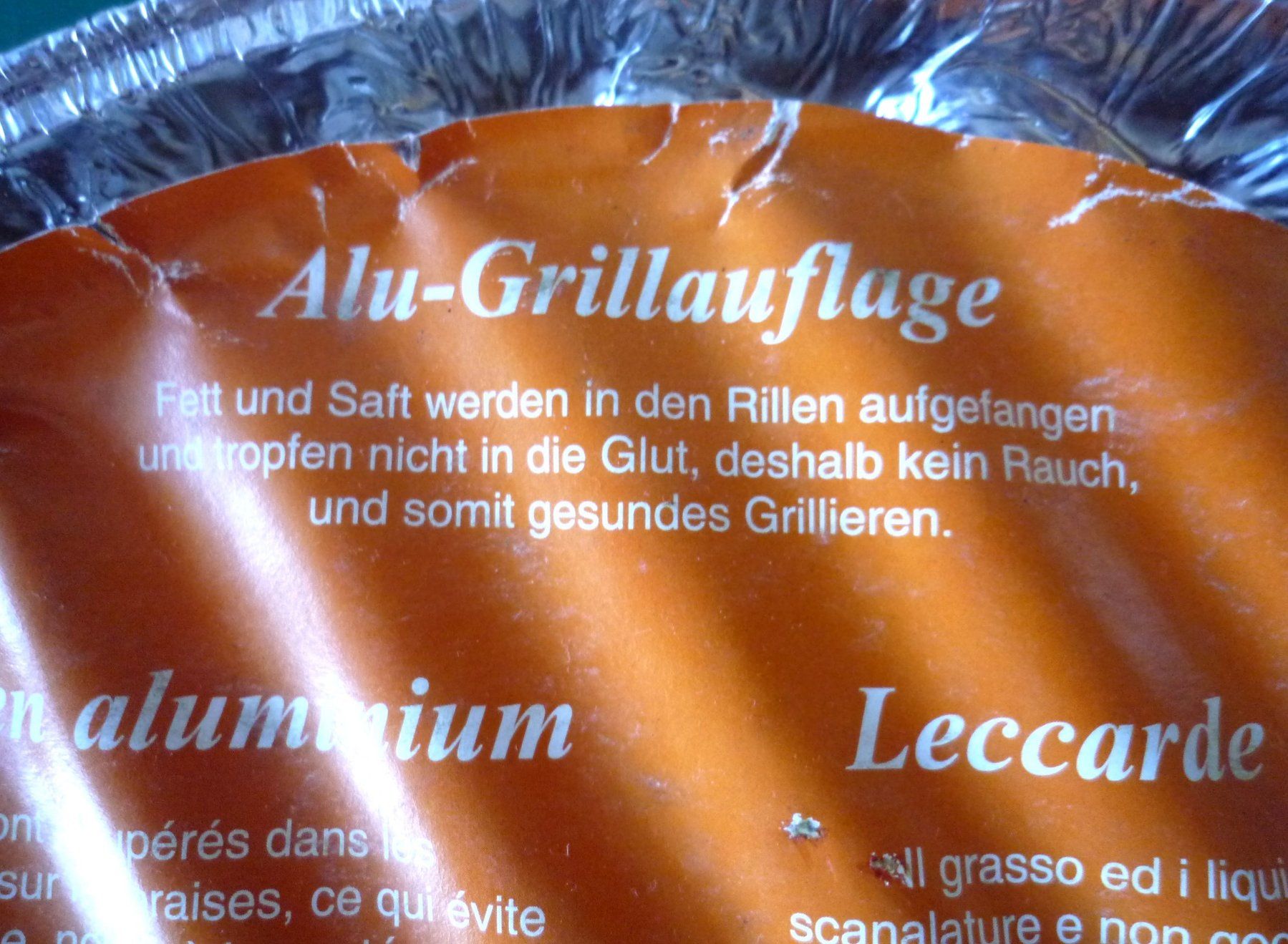 Griglie: Alu-Grillauflage – Nuovo (secondo la descrizione) da Rafz venduto da Sonnenblume305