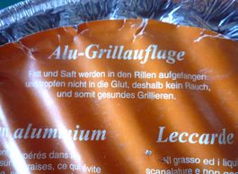 Alu-Grillauflage